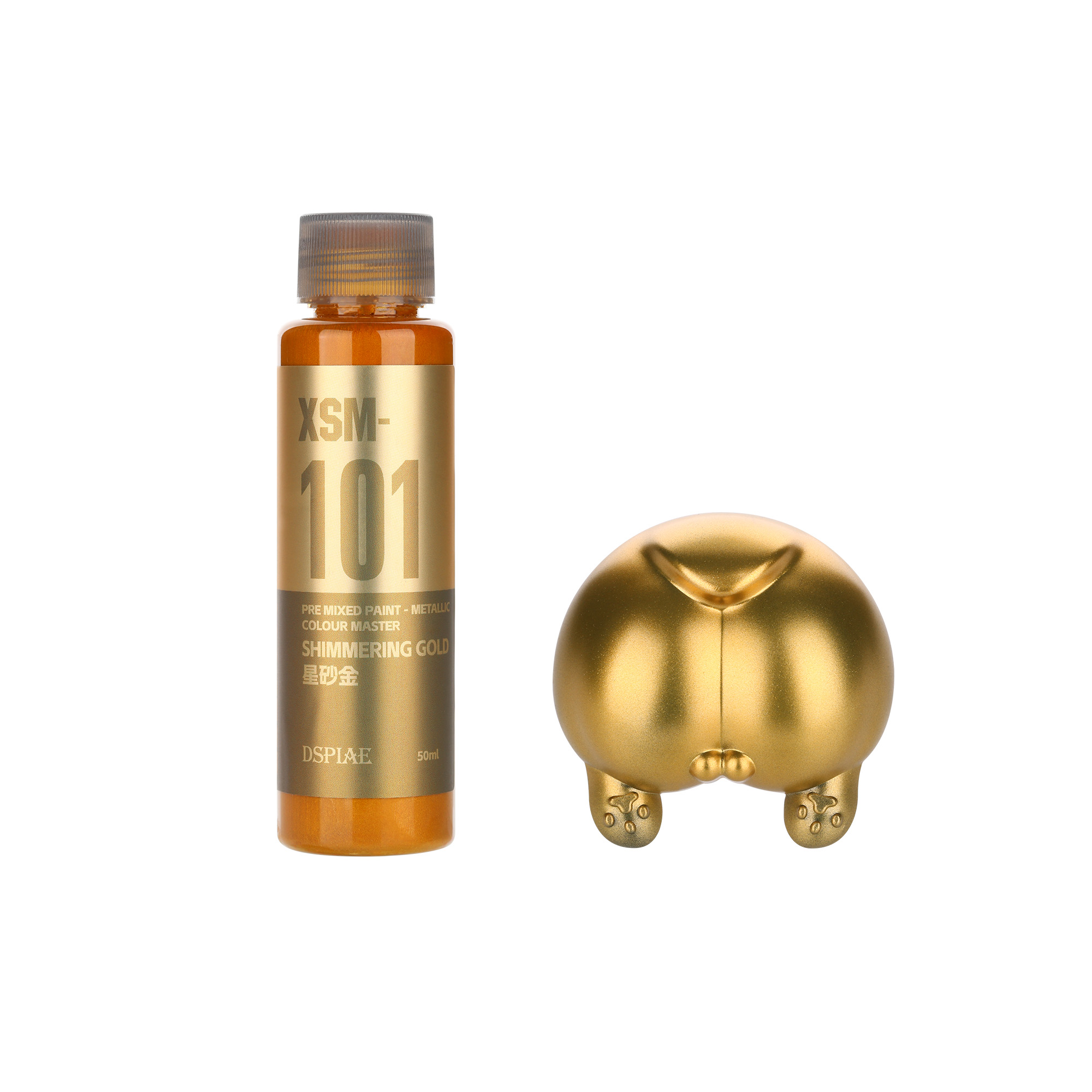 Spray Paint Primer - Neue DSPIAE XSM Metallic-Wasserlackfarbe 50ML für