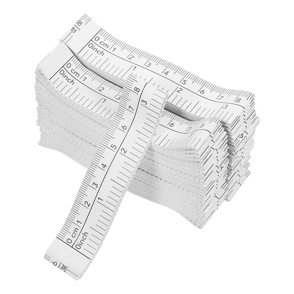 Home Improvement Mark - 100 Stück Papier-Maßband 1,5m, beidseitig mit