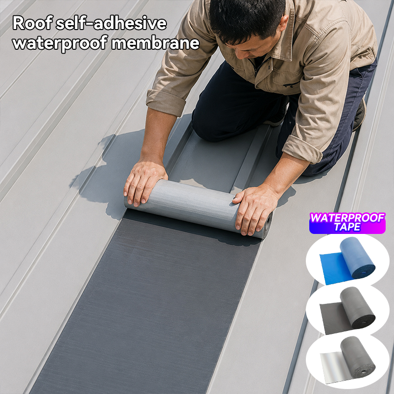 Roof Sealant Patch - 5/10M Selbstklebendes Wasserdichtes Reparaturband Dach-Leckdichtmittel Wärmeisolierender