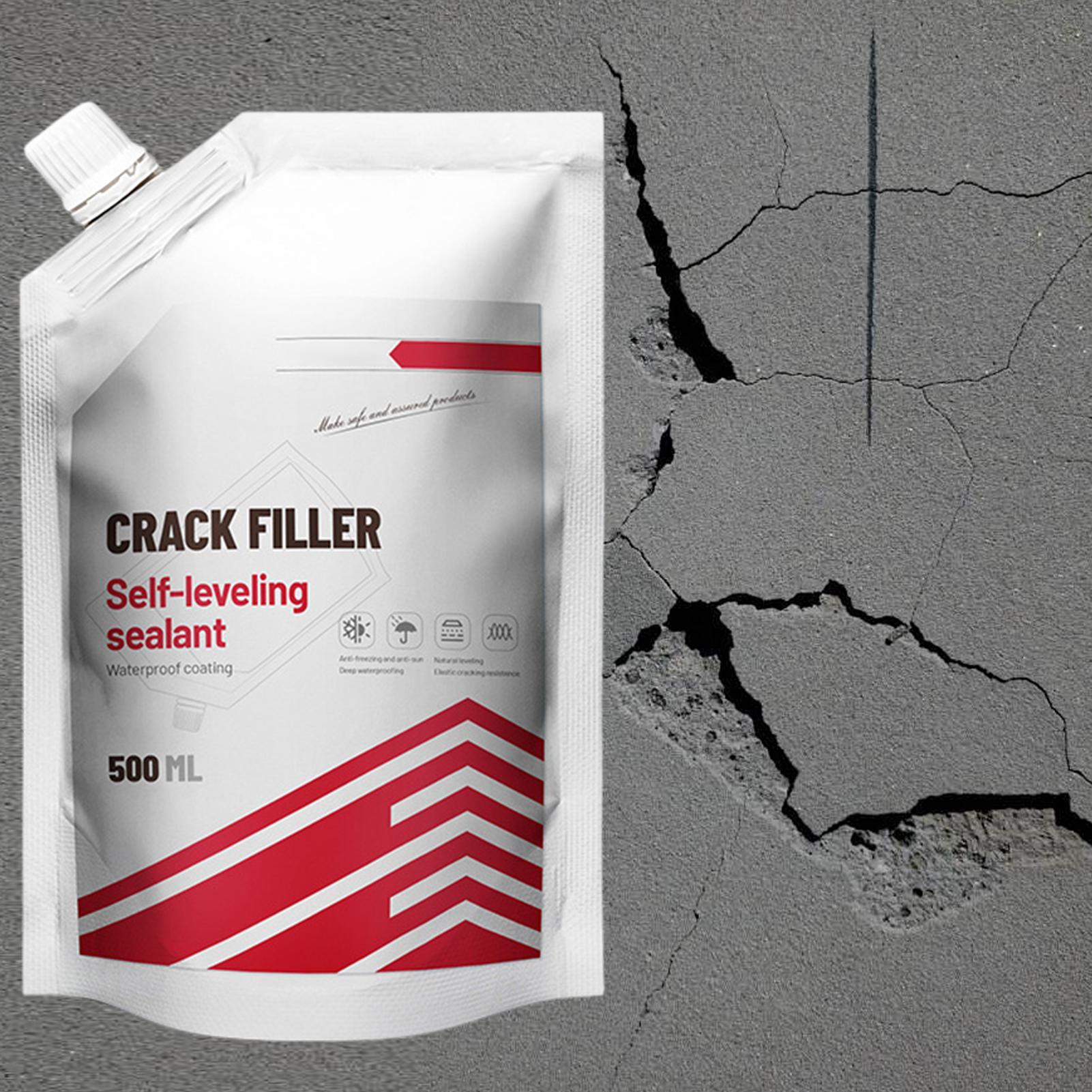 Roof Sealant Patch - Wandlochfüller, 500 ml, Asphalt-Rissfüller, Betonpflaster, Betonreparatur,