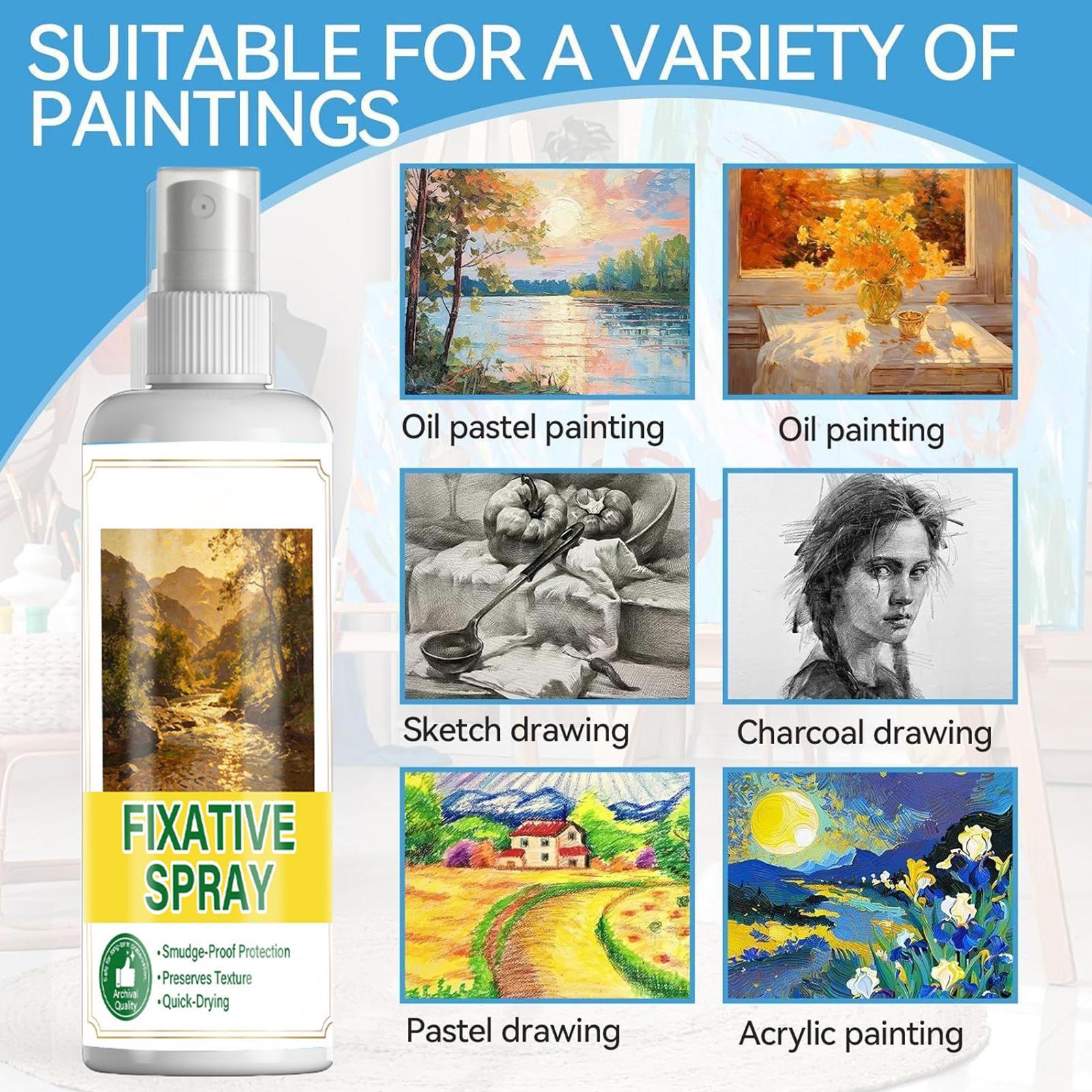 120 ml Fixierspray, wischfest, – Spray Paint Primer Bewertung und Preis