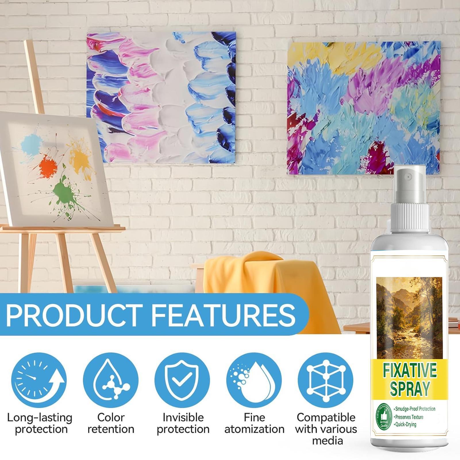 120 ml Fixierspray, wischfest, – Spray Paint Primer Bewertung und Preis