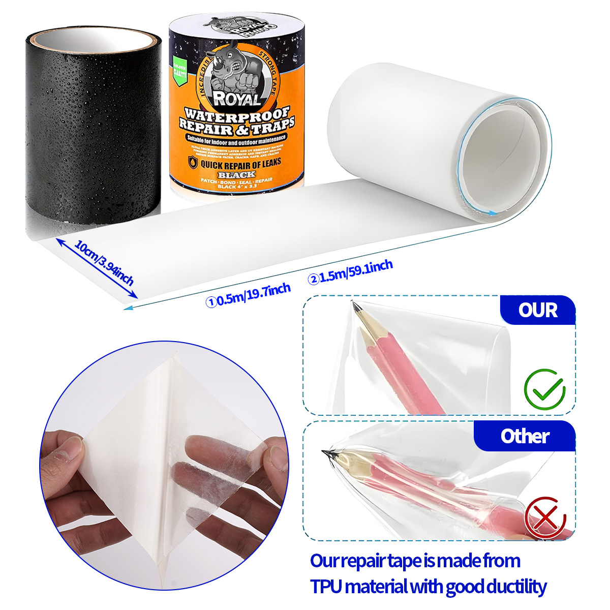 Wasserdichtes Klebeband zur Le – Roof Sealant Patch Bewertung und Preis
