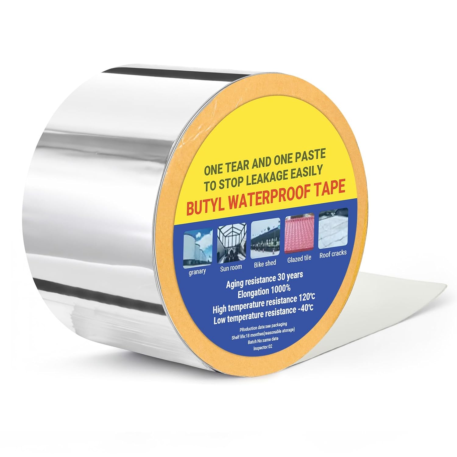 4 Zoll x 100 Fuß Butylband, Al – Roof Sealant Patch Bewertung und Preis