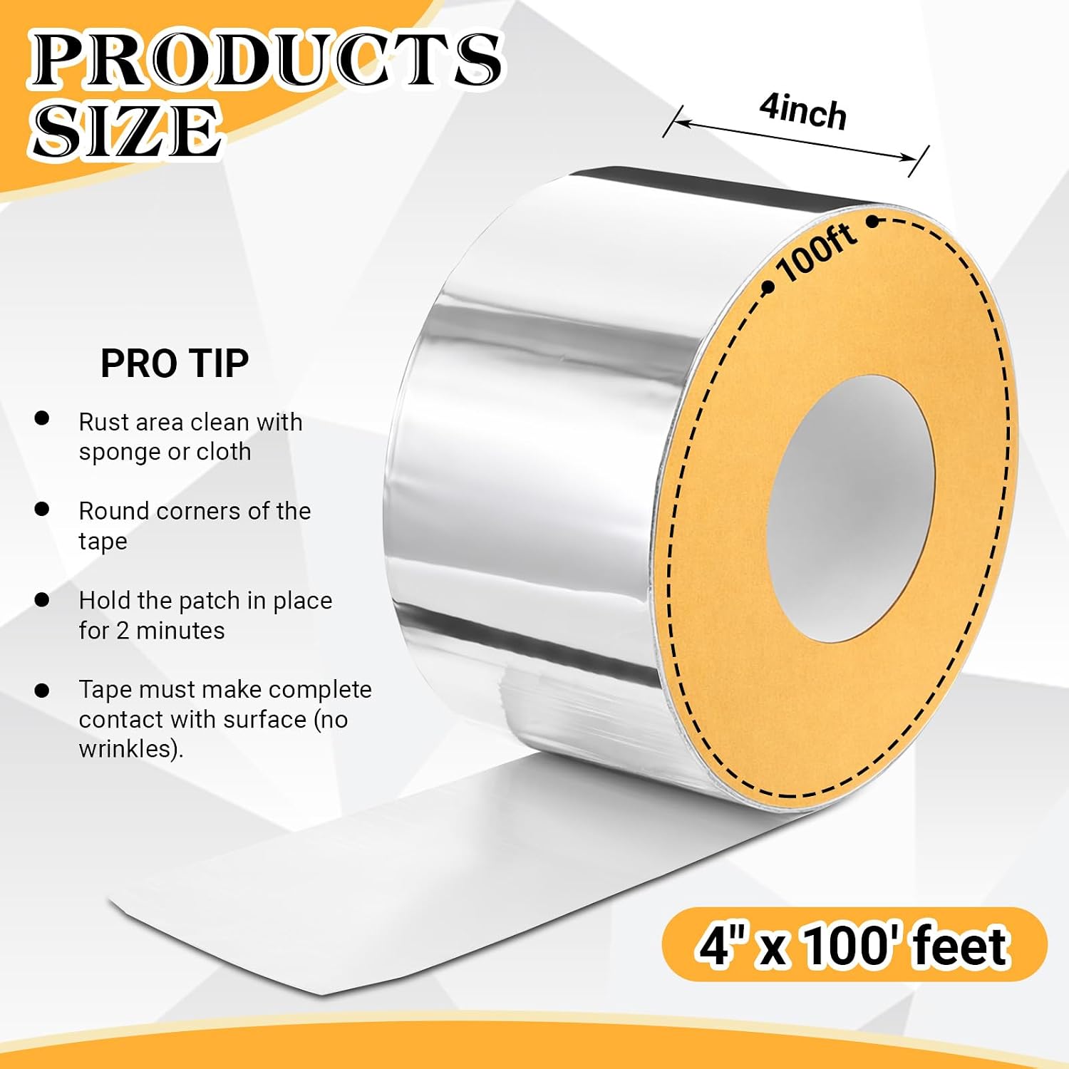 4 Zoll x 100 Fuß Butylband, Al – Roof Sealant Patch Bewertung und Preis